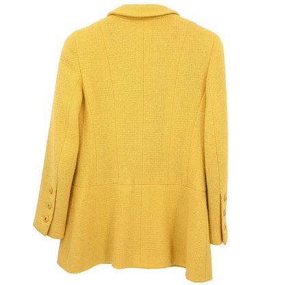 Chanel 1995 Single Breasted Jacket Yellow #40
