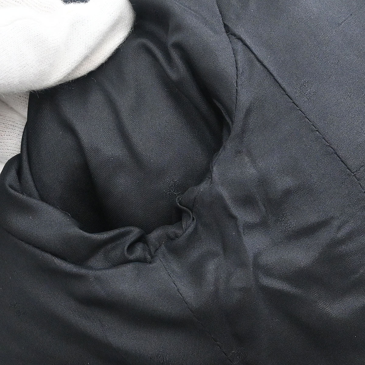 Chanel 1992 Single Breasted Collarless Jacket Black #36