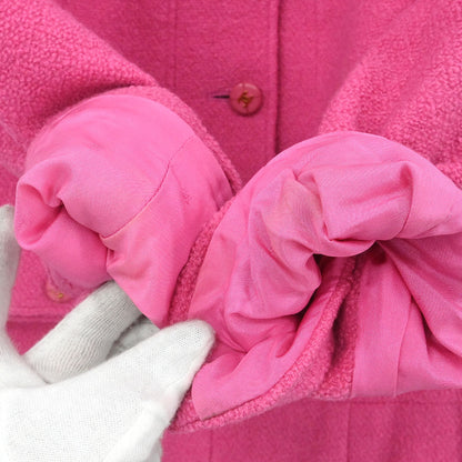 Chanel 1995 Setup Suit Jacket Skirt Pink #38