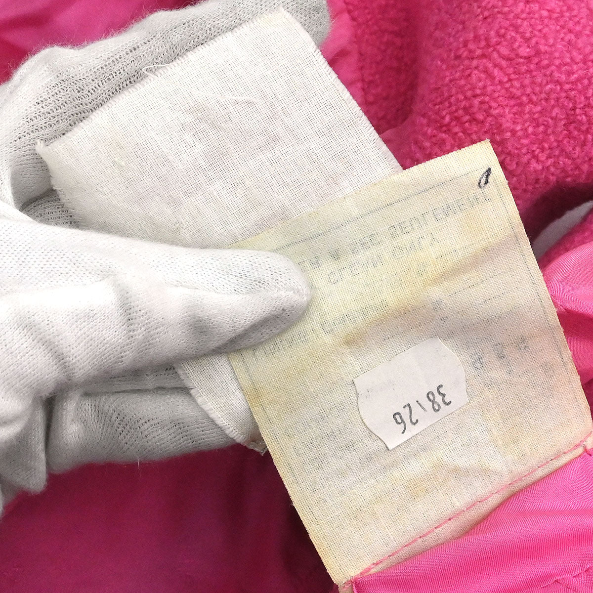 Chanel 1995 Setup Suit Jacket Skirt Pink #38