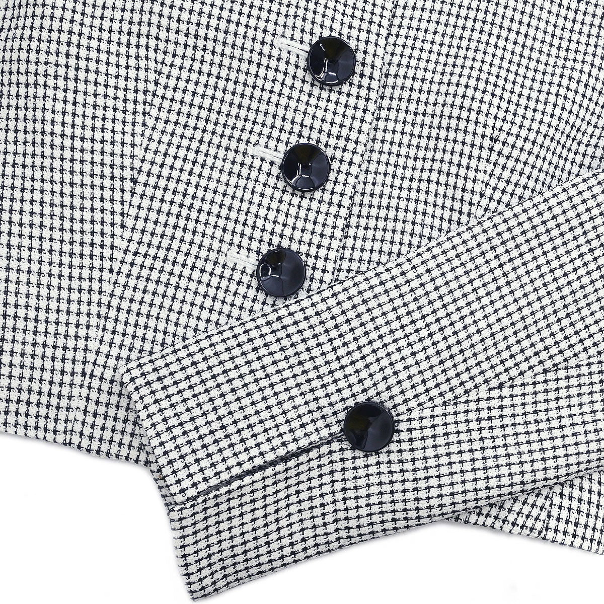 Christian Dior Setup Suit Jacket Skirt White #34–36