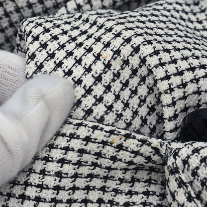 Christian Dior Setup Suit Jacket Skirt White #34–36