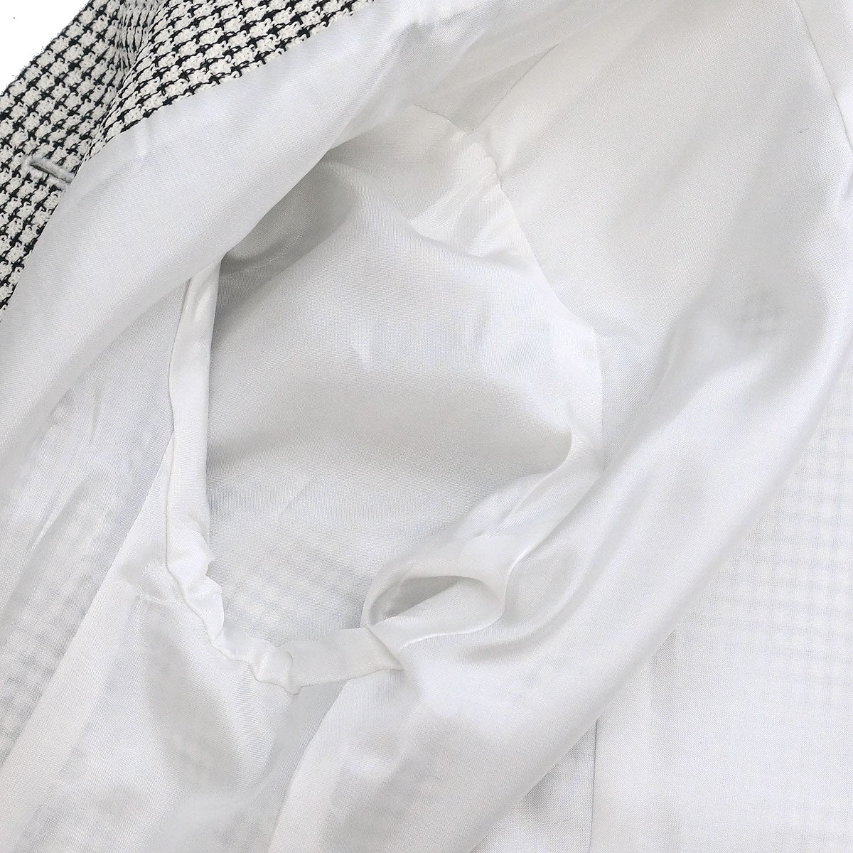 Christian Dior Setup Suit Jacket Skirt White #34–36