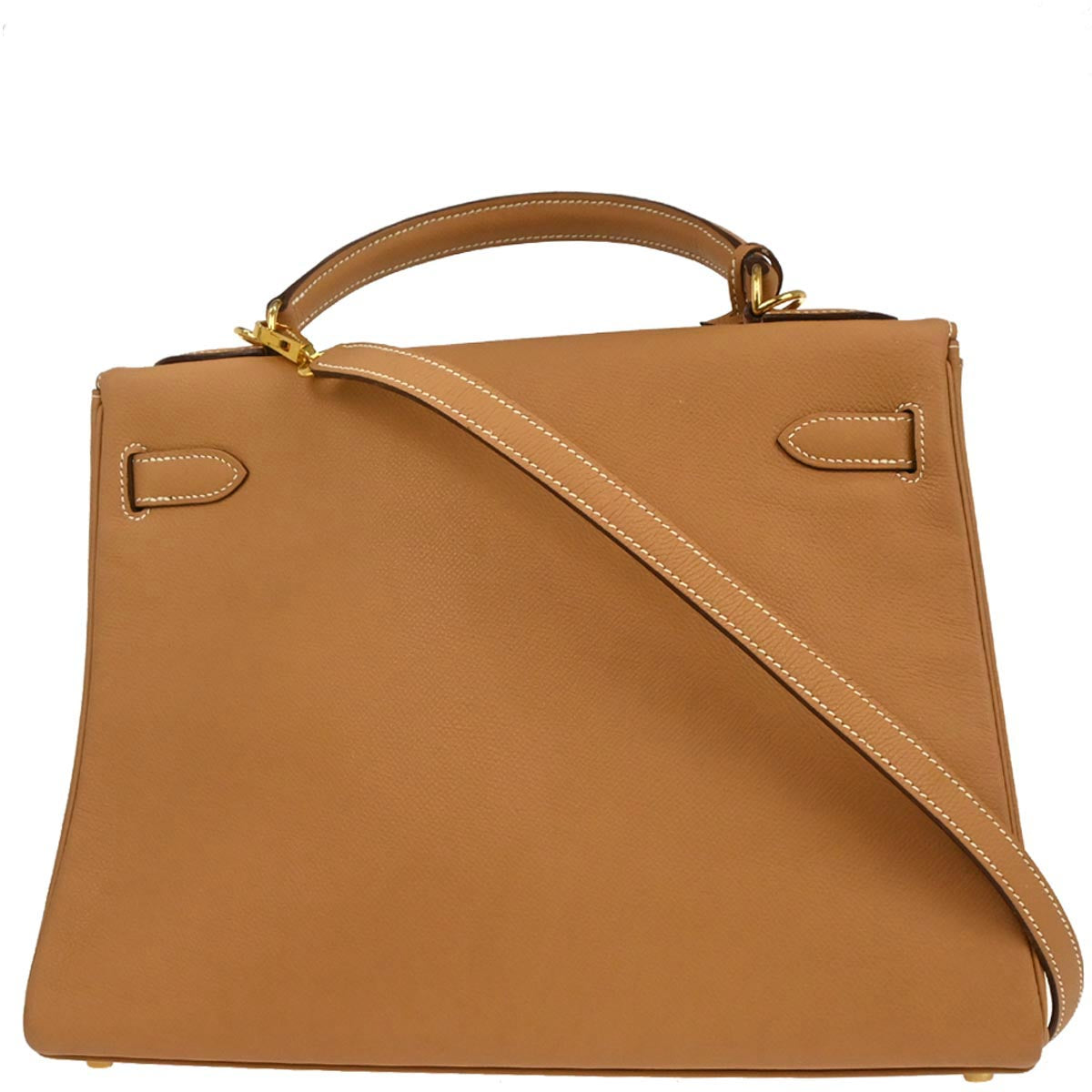 Hermes Natural Epsom Kelly 32 Retourne 2way Shoulder Handbag