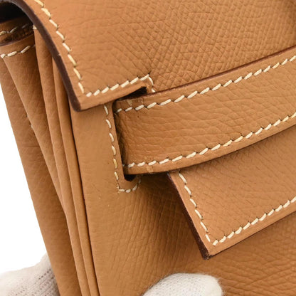 Hermes Natural Epsom Kelly 32 Retourne 2way Shoulder Handbag