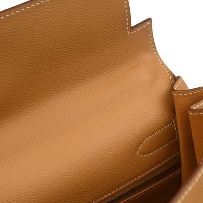 Hermes Natural Epsom Kelly 32 Retourne 2way Shoulder Handbag