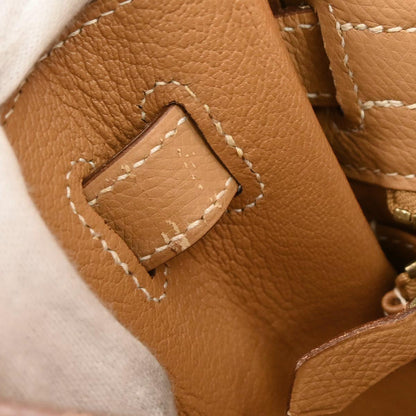 Hermes Natural Epsom Kelly 32 Retourne 2way Shoulder Handbag