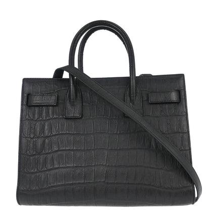 Saint Laurent Black Sac de Jour 2way Shoulder Handbag