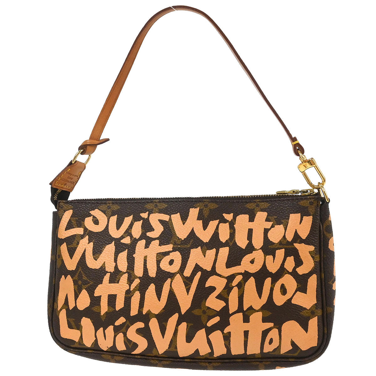 Louis Vuitton Beige Graffiti Pochette Accessoires Handbag