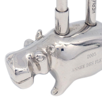 Hermes 2005 Annee Des Fleuves Cadena Silver Small Good