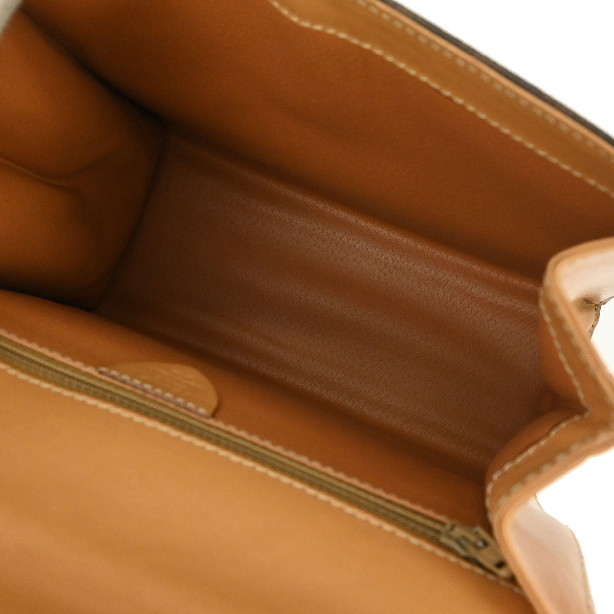 Celine Brown Macadam Shoulder Handbag