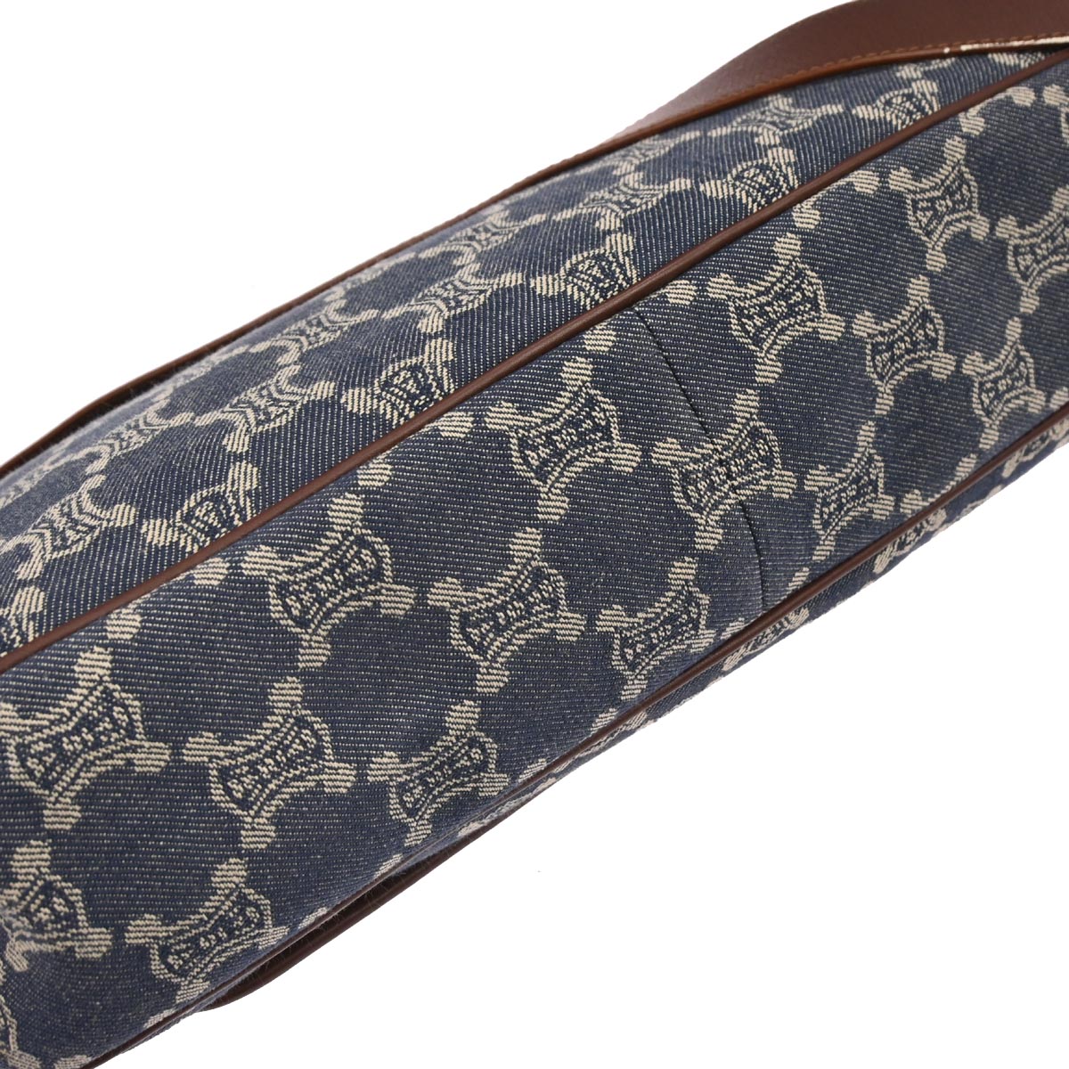 Celine * Blue Denim Macadam Shoulder Bag