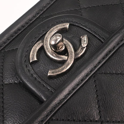 Chanel Black Calfskin French Riviera Shoulder Bag