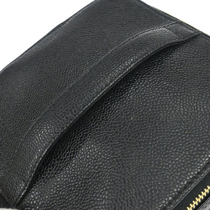 Chanel Black Caviar Skin Vanity Handbag