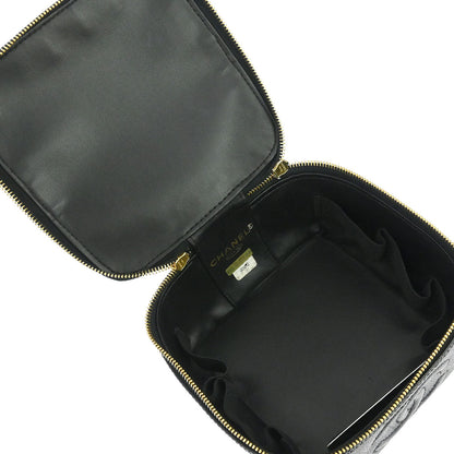 Chanel Black Caviar Skin Vanity Handbag