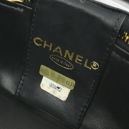 Chanel Black Caviar Skin Vanity Handbag