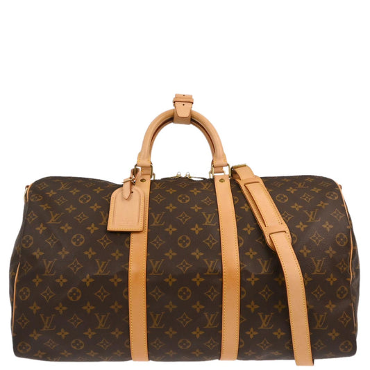 Louis Vuitton Monogram Keepall Bandouliere 50 Duffle Bag M41416