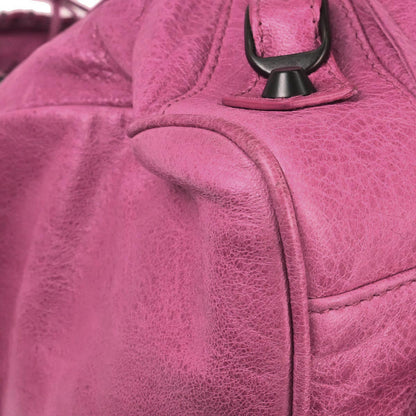 Balenciaga Pink Classic Velo 2way Shoulder Handbag