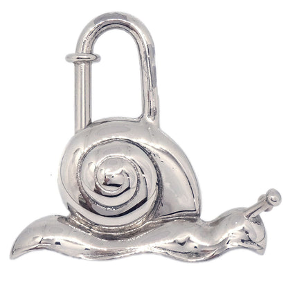 Hermes Snail 1995 Annee De la Route Cadena Silver Small Good