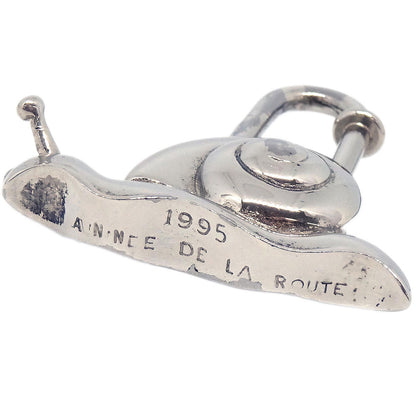 Hermes Snail 1995 Annee De la Route Cadena Silver Small Good