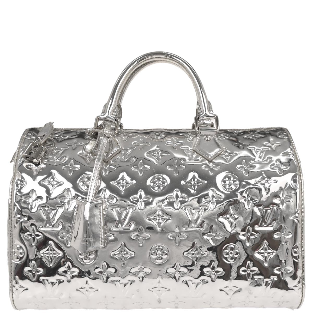 Louis Vuitton 2006 Silver Monogram Miroir Speedy 30 Handbag M95271
