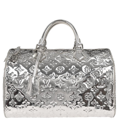 Louis Vuitton 2006 Silver Monogram Miroir Speedy 30 Handbag M95271