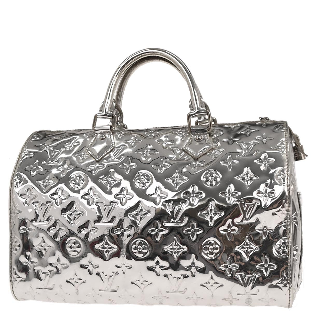 Louis Vuitton 2006 Silver Monogram Miroir Speedy 30 Handbag M95271