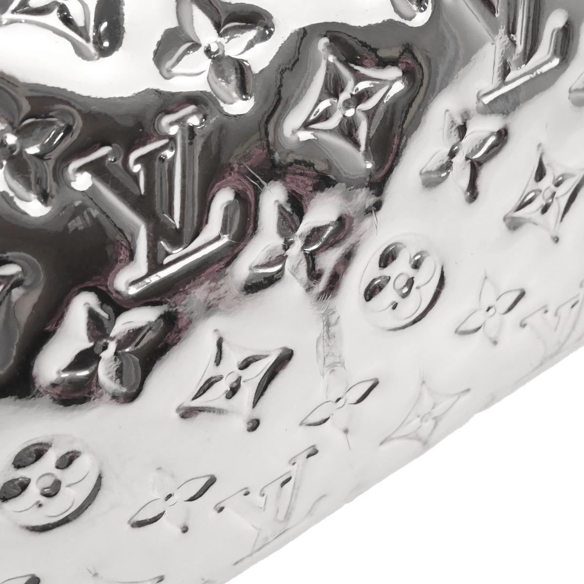 Louis Vuitton 2006 Silver Monogram Miroir Speedy 30 Handbag M95271