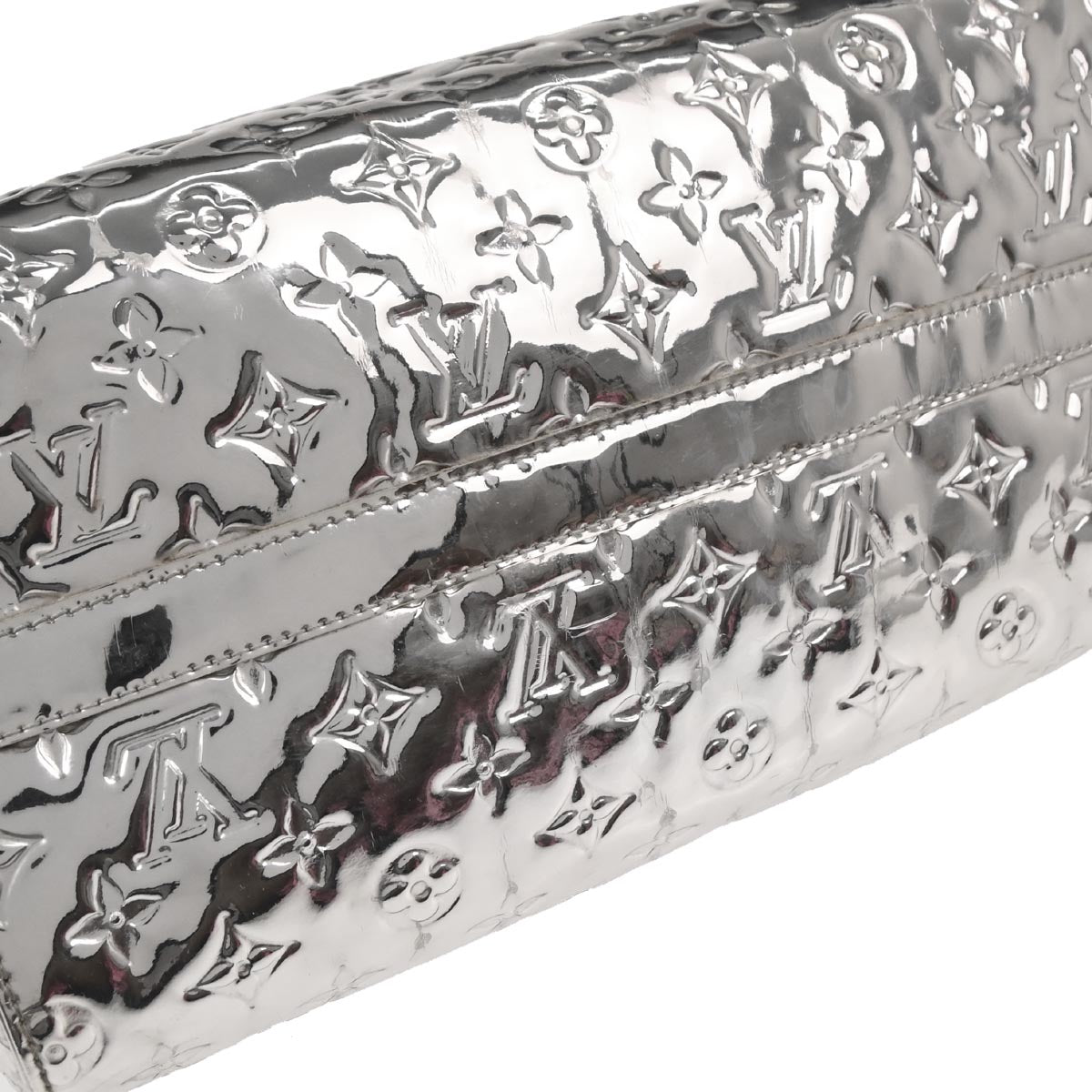 Louis Vuitton 2006 Silver Monogram Miroir Speedy 30 Handbag M95271