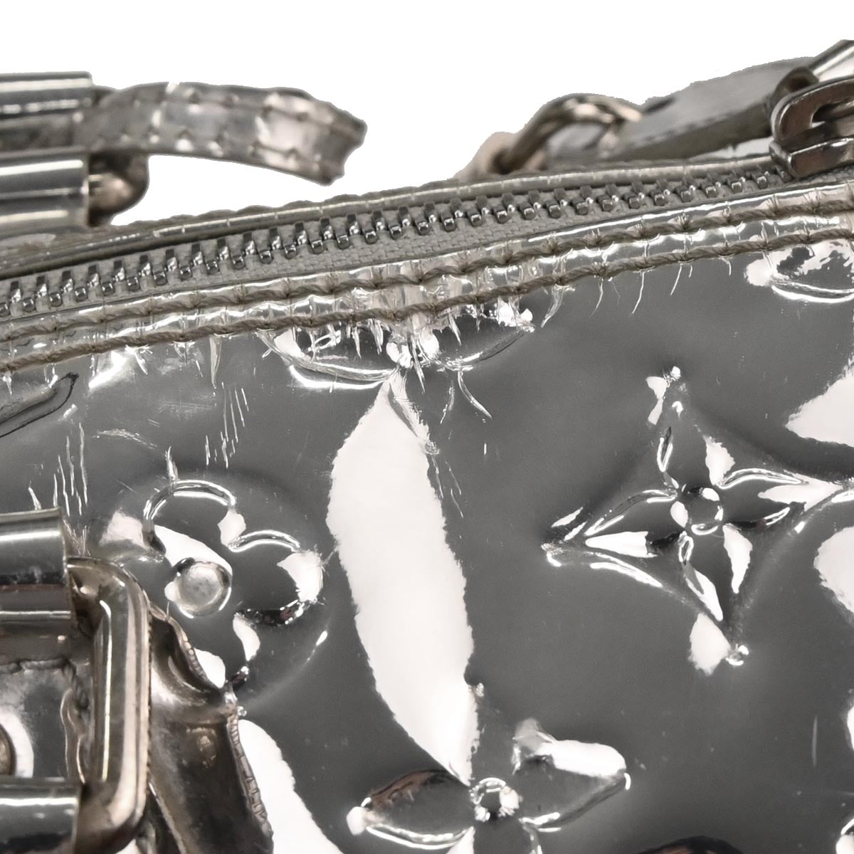 Louis Vuitton 2006 Silver Monogram Miroir Speedy 30 Handbag M95271