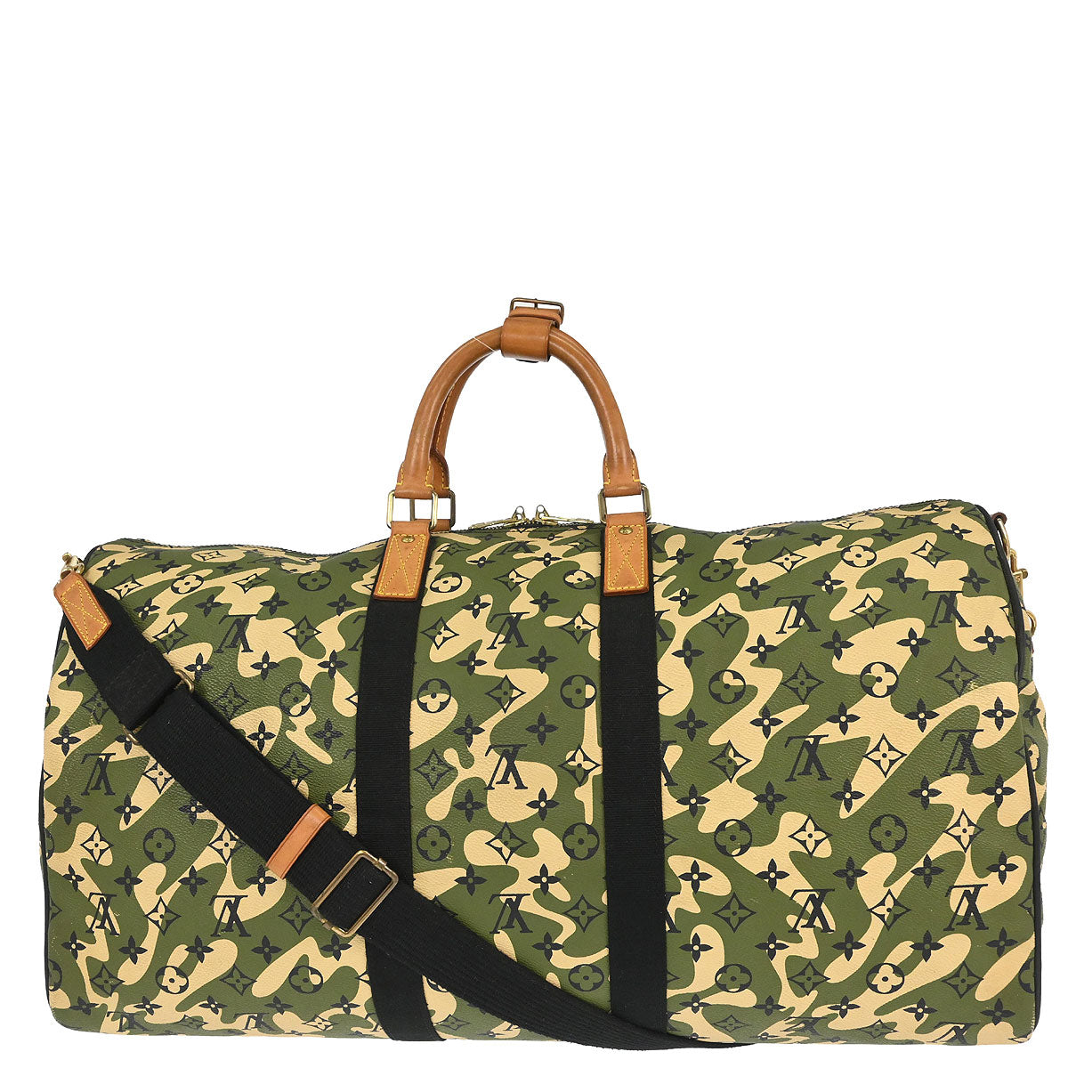 Louis Vuitton Monogramouflage Keepall Bandouliere 55 M95774