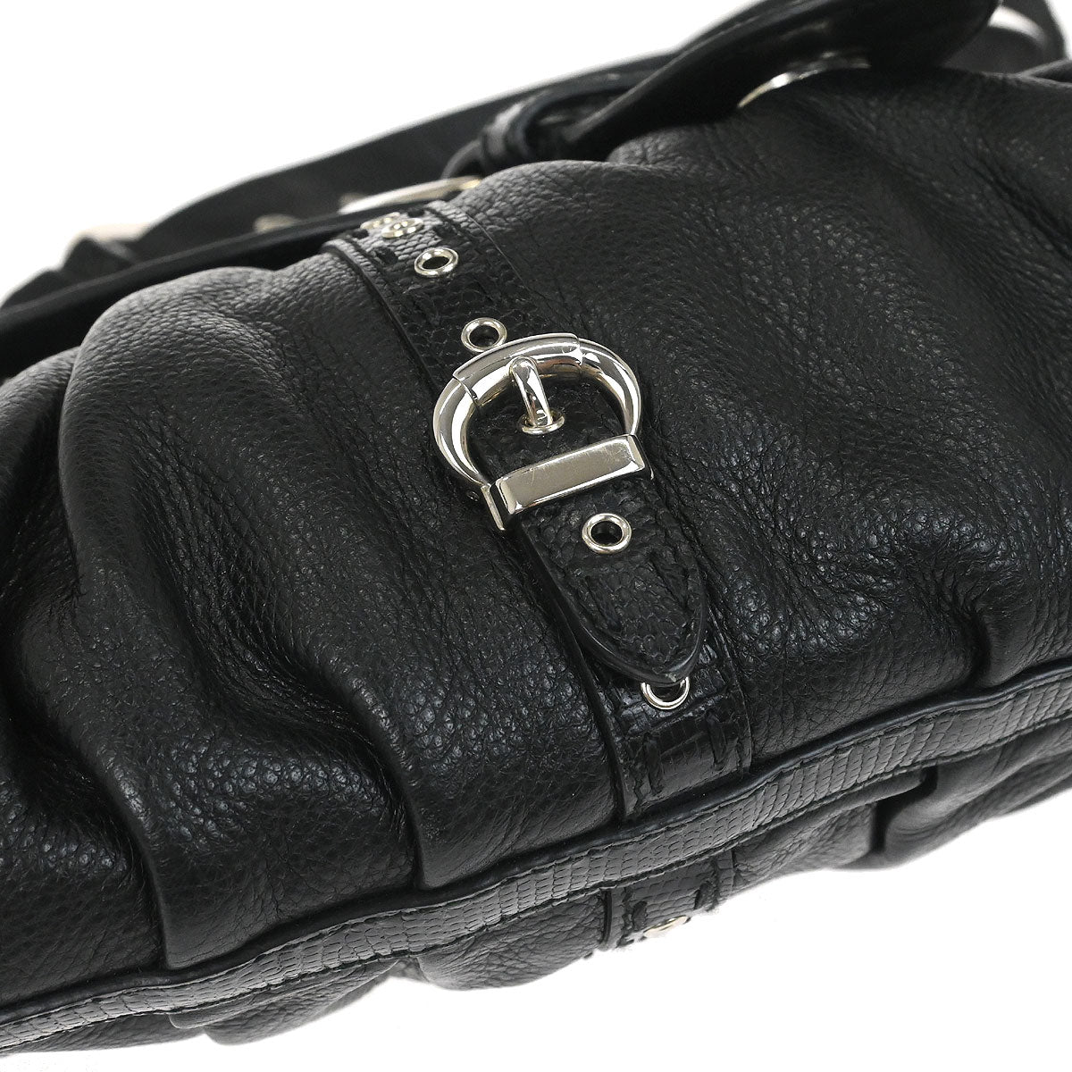 Christian Dior * Black Lizard Savane Chic Handbag