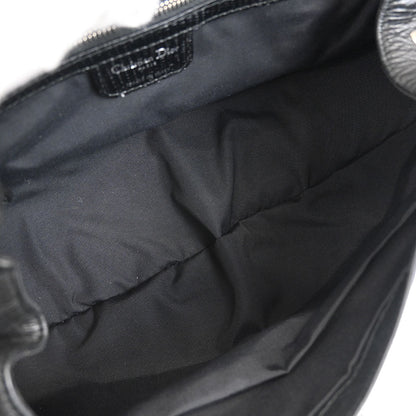 Christian Dior * Black Lizard Savane Chic Handbag