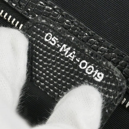 Christian Dior * Black Lizard Savane Chic Handbag