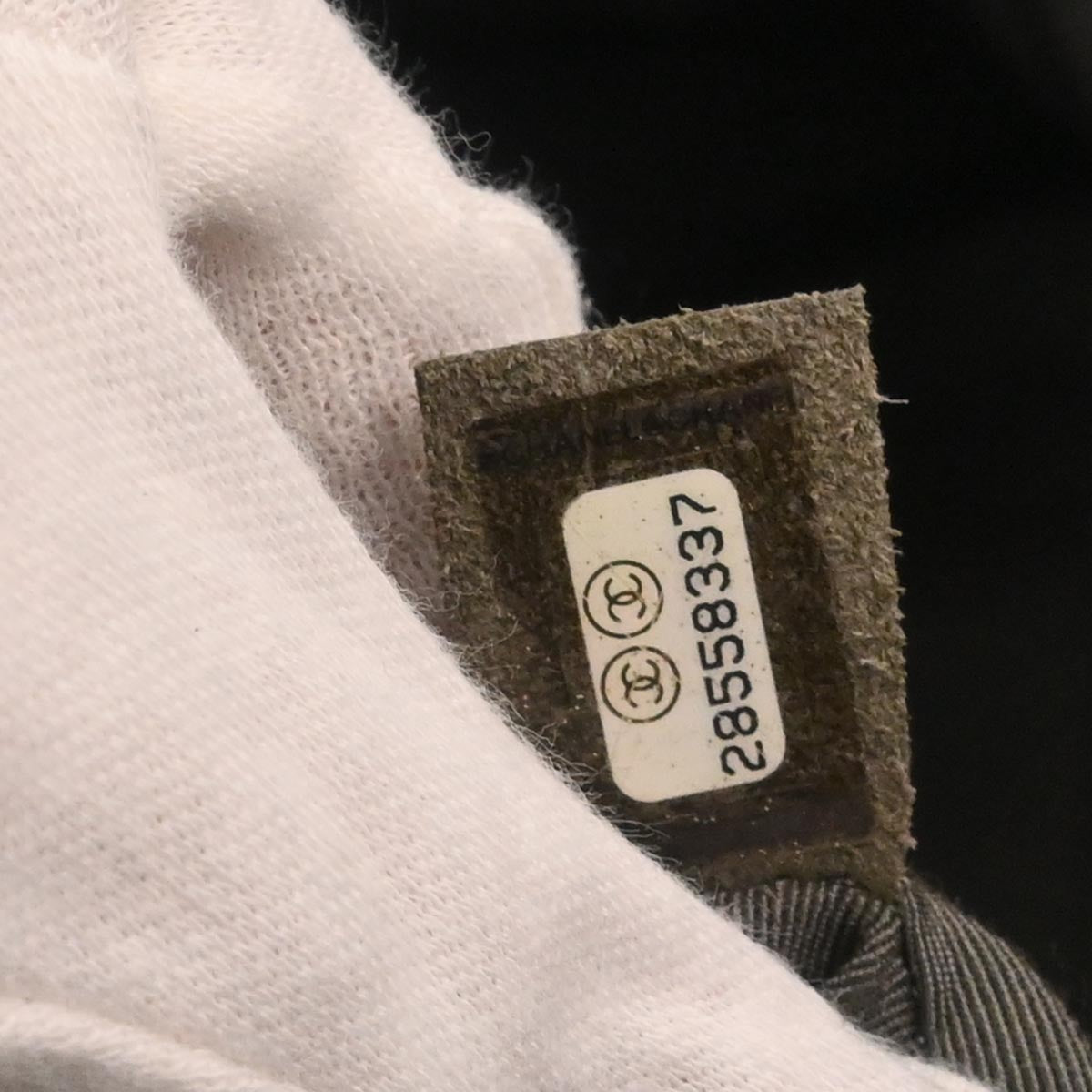 Chanel Silver Lambskin Flap Shoulder Bag