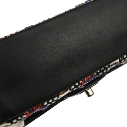 Chanel Black Tweed Lambskin Coco Corset Flap Bag Shoulder Bag