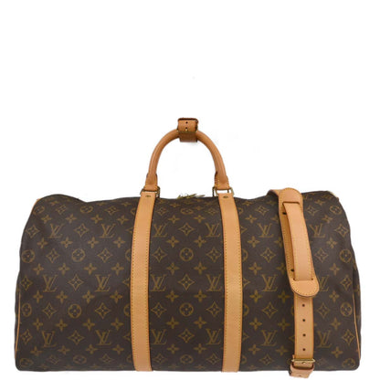 Louis Vuitton Monogram Keepall Bandouliere 50 Shoulder Duffle Bag M41416