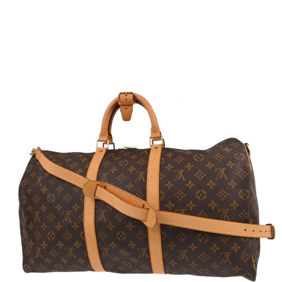 Louis Vuitton Monogram Keepall Bandouliere 50 Shoulder Duffle Bag M41416
