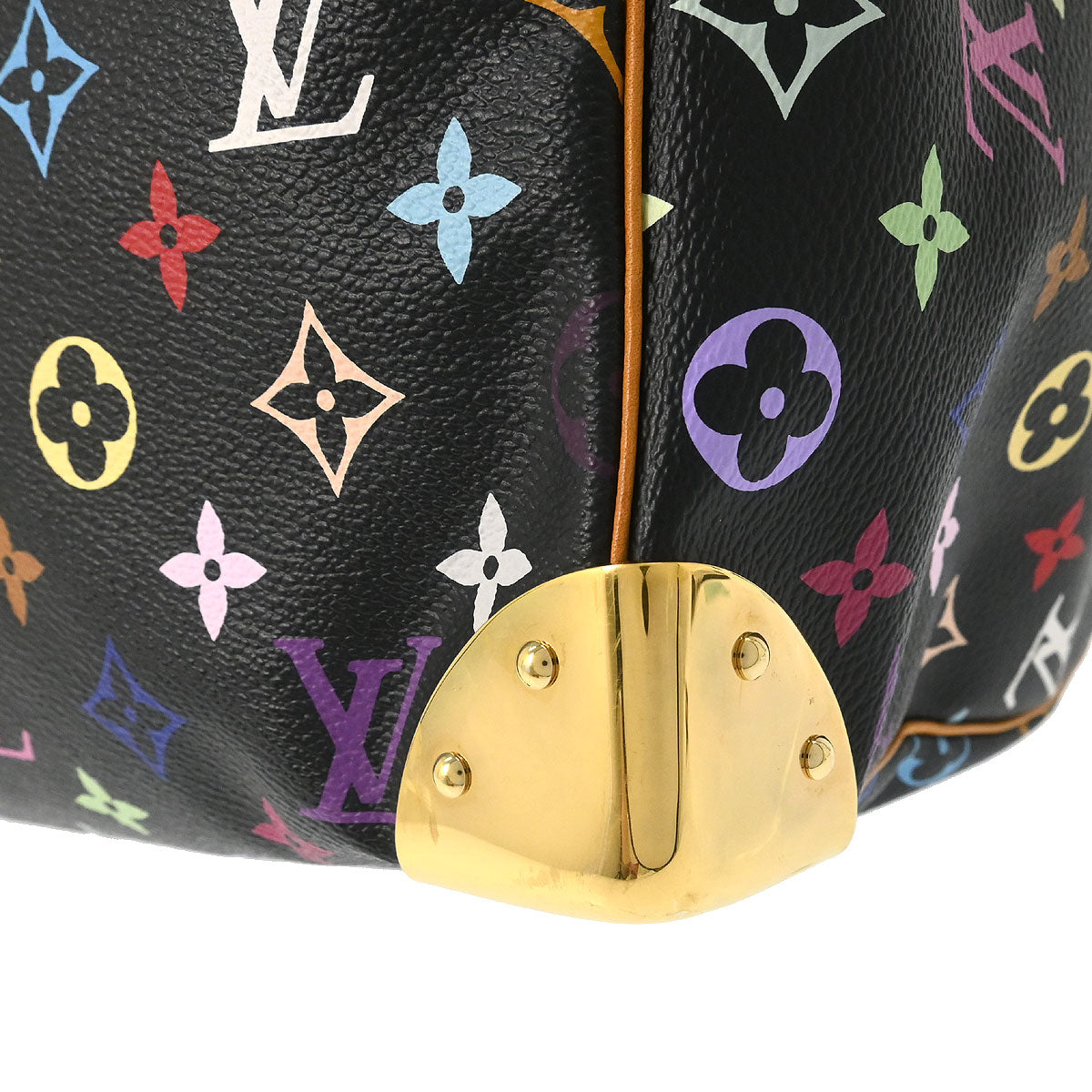 Louis Vuitton 2013 Black Monogram Multicolor Speedy 40 Handbag M93217