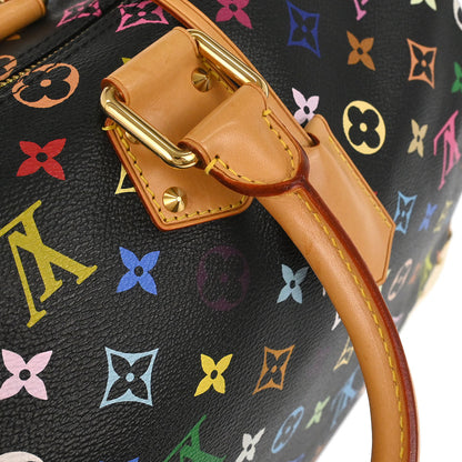 Louis Vuitton 2013 Black Monogram Multicolor Speedy 40 Handbag M93217