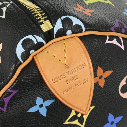 Louis Vuitton 2013 Black Monogram Multicolor Speedy 40 Handbag M93217