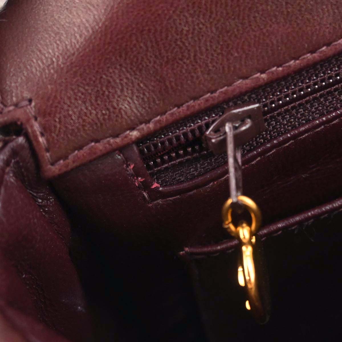 Chanel 1996-1997 Brown Lambskin Shoulder Bag