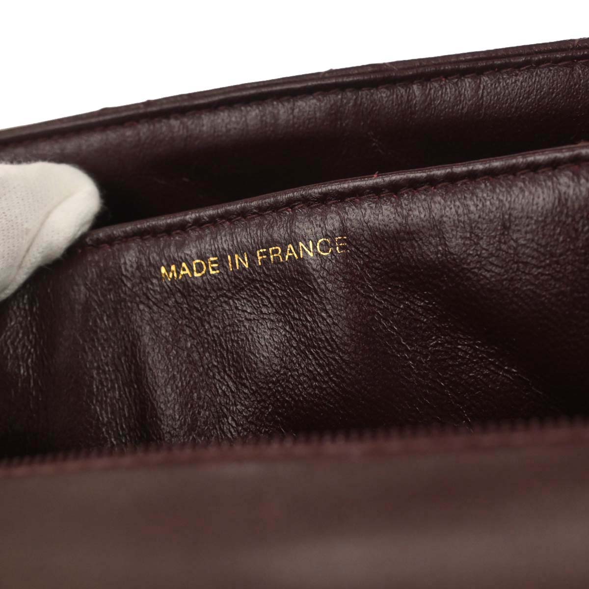 Chanel 1996-1997 Brown Lambskin Shoulder Bag