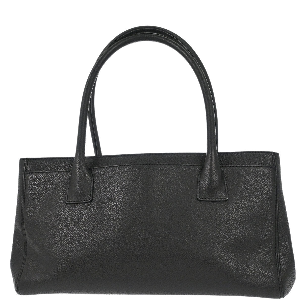 Chanel 2012-2013 Black Calfskin Executive Cerf Tote Bag