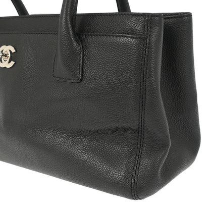 Chanel 2012-2013 Black Calfskin Executive Cerf Tote Bag