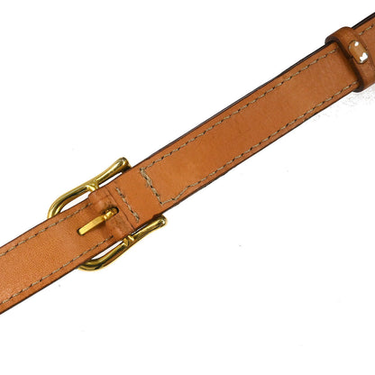 Celine Brown PVC Macadam Shoulder Bag