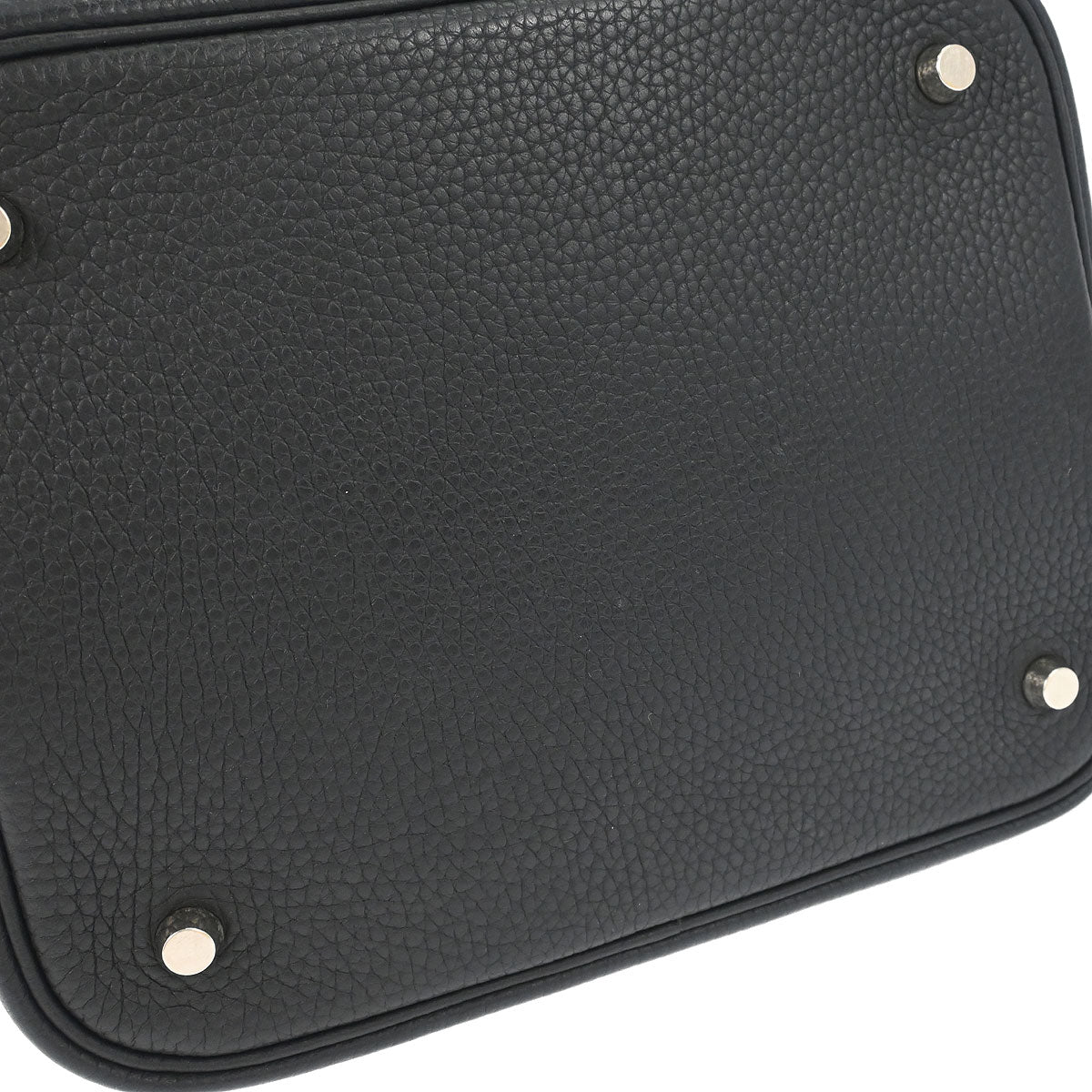 Hermes Black Taurillon Clemence Picotin 22 MM Handbag