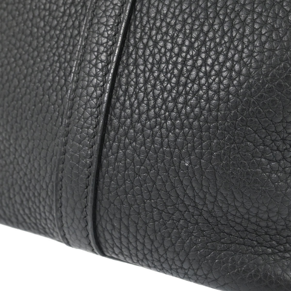 Hermes Black Taurillon Clemence Picotin 22 MM Handbag