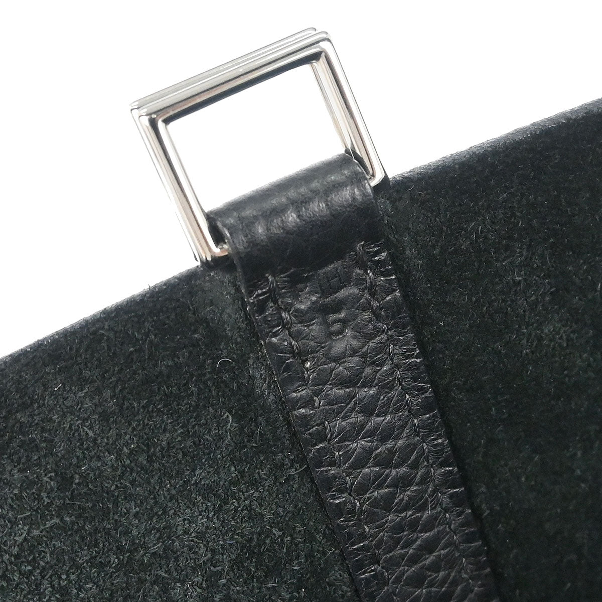Hermes Black Taurillon Clemence Picotin 22 MM Handbag