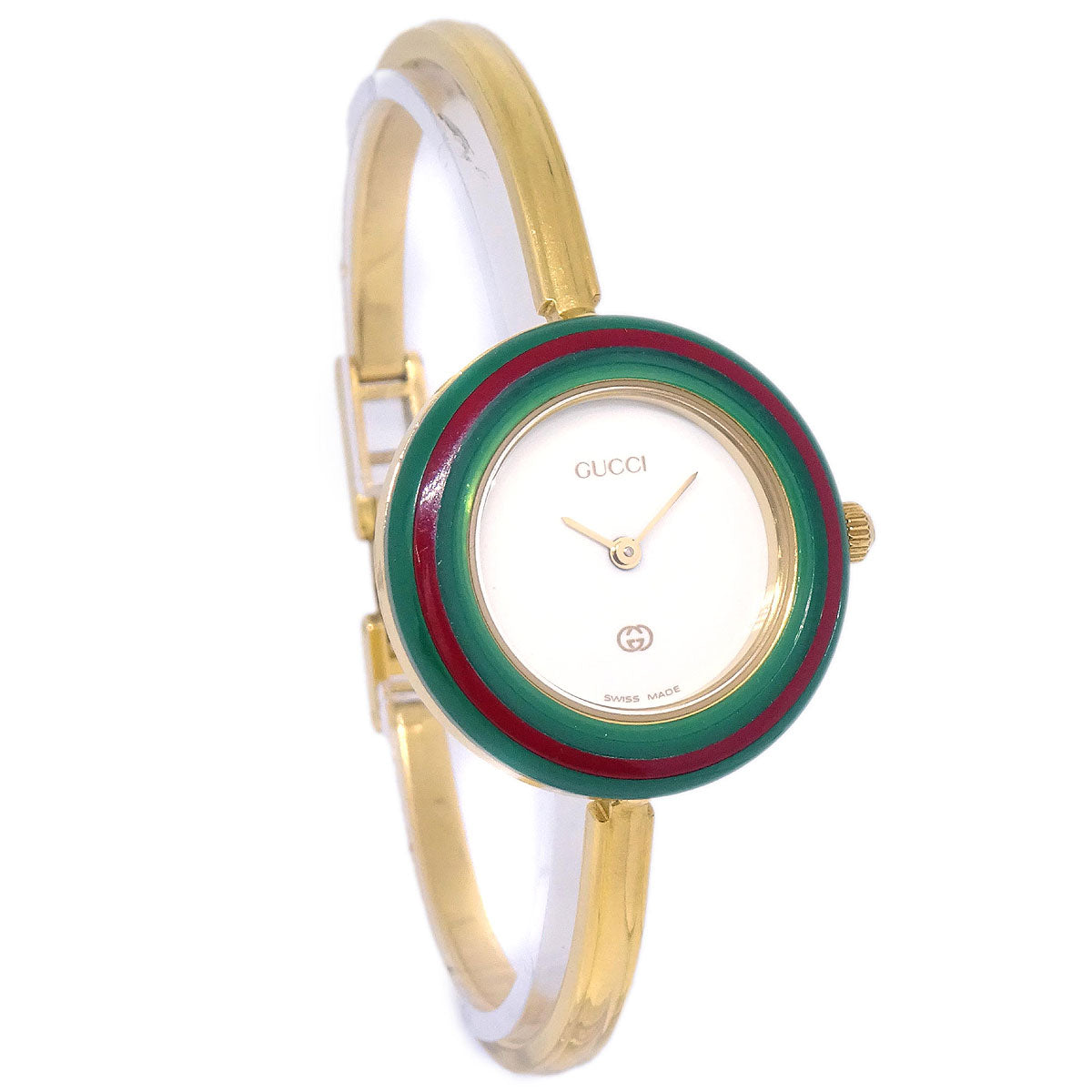 Gucci 1100-L Change Bezel Chameleon Quartz Watch SS